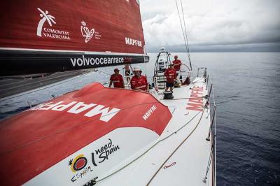 "MAPFRE" mantiene la segunda posición en la pelea de los Doldrums "MAPFRE" mantiene la segunda posición en la pelea de los Doldrums
